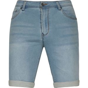 Suitable - Jelle Denim Short Lichtblauw - Heren - Maat XL - Slim-fit