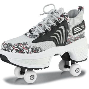 Equivera Rolschaatsen Meisjes - Skeelers Meisjes - Rolschaatsen Kinderen - Cadeautip voor uw kind!