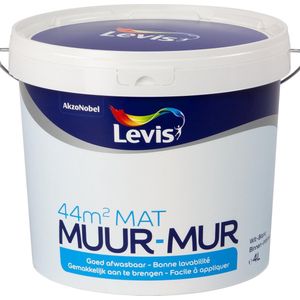 Levis Muurverf - Mat - Wit - 4L