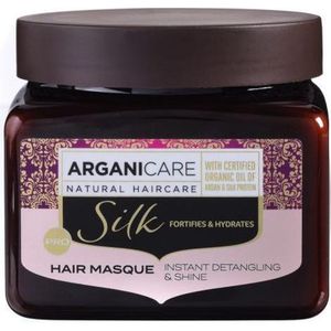 ARGANICARE FORTIFYING HAIR MASQUE – INSTANT DETANGLING AND SHINE - ARGAM & SILK PROTEIN 500 ML