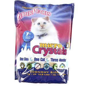 Litter pearls micro crystals kattenbakvulling 10,5 lbs / 4,76 kg - Silica gel die alle geur absorbeert