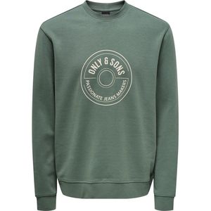 ONLY & SONS ONSLAMER REG INTERLOCK CREW NECK SWEAT Heren Trui - Maat M