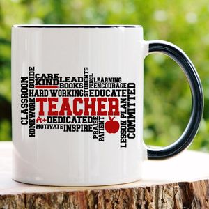 Cadeau voor docent TEACHER | Mok met tekst | Mok met tekst | Kerst cadeau | Lol surprise | Grappige mok | Verjaardag cadeau | Cadeau voor man | Cadeau voor vrouw | Cadeau voor haar | Cadeau voor hem | Grappige cadeau | Valentijn cadeautjes