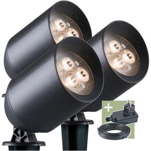 Ludeco Ludeco - Stig - spot - set (3 st.) - 12 V - 150 lm - 1.5 W - warmwit