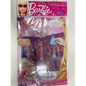 Barbie magic sticker set 34 stuks.