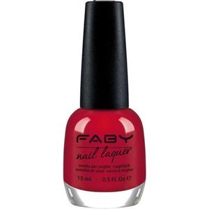 Faby Nagellak Chili Potion Dames 15 Ml Vegan Donkerrood