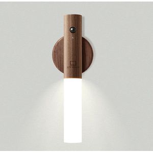 Gingko - Smart Baton Lamp - notenhout - oplaadbaar - sensor