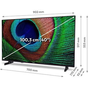Medion Android TV - 40 Inch - Full HD - PVR-ready - Bluetooth - Zwart