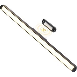 Aigostar 10WQH - Kastverlichting - LED Strip - L:42cm - USB oplaadbaar – 4000K - Dimbaar - Spiegellamp - Beeldscherm Verlichting – Magneetstrip