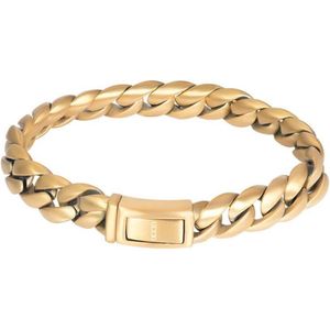 iXXXi-Men-Lombok-Goud Mat-Heren-Armband (sieraad)-20cm