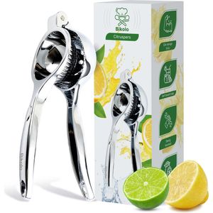 Bikolo® - Citruspers Handmatig - Citroenpers - Limoenpers - Fruitpers - Lemon Squeezer + E-Book Kookboek