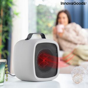 Innovagoods Bliwarm Draagbare Kachel 500W - Elektrische Kachel - Mini Kachel - Mini Heater - Mini verwarming - Wit