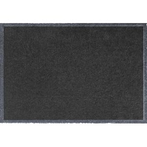 Ikado Zwarte ecologische droogloopmat 39 x 58 cm