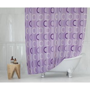 Casabueno - Roze Douchegordijn 120x200 cm - Badkamer Gordijn - Shower Curtain - Waterdicht - Een Stuk - Sneldrogend en Anti Schimmel -Wasbaar en Duurzaam