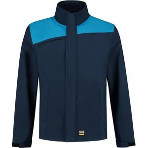 Tricorp Softshell Bicolor Naden 402021 - Mannen - Ink/Turquoise - 3XL