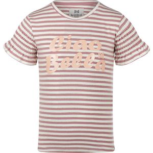 Koko Noko R-girls 3 Meisjes T-shirt - Cassis - Maat 134