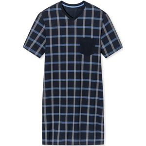Schiesser Nachthemd 1/2 Heren - nachtblauw - Maat XL