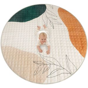 Hakuna Matte Gewatteerde Speelmat Baby 150cm - Extra dik 1,5cm Zacht Babykruipkleed - Babyspeelkleed met antislipbodem voor kruipen, box - Machinewasbaar Babyspeeltapijt - Kruipmat - Speelkleed Baby