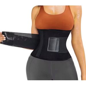 Waist Trainer - Waist share - AfslankGordel - Medium - Shaper - Corset Band - Afslankgordel - Afslankband - Sport-Buik Shaper - Zweetband - Sauna-Band - Afslankriem - Zwart - CHPN