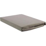 Beddinghouse - Hoeslaken - Splittopper - Katoen - Jersey - 180 x 200/210 cm - Taupe