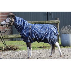 MHS Regendeken Dream 100 gram vaste hals 175/215 cm Navy Curl