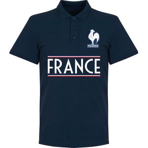Frankrijk Team Polo - Navy - L
