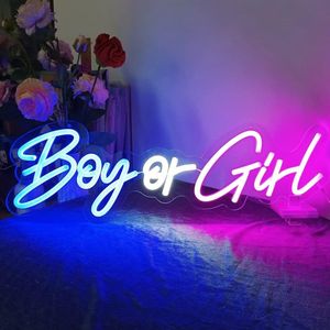 LED Neon Lamp Boy or Girl voor een feestelijke uitstraling gender reveal party