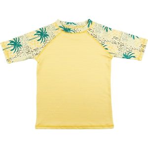 Ducksday - UV-werend Zwemshirt korte mouw voor kinderen - unisex - Cala - 134/140
