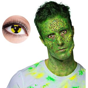 Boland - Weeklenzen Radioactive - Volwassenen - Halloween en Horror - Halloween contactlenzen - Horror