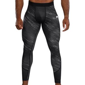 Venum Tectonic Rapid Sports Legging Tights Spats Zwart Grijs Wit - L