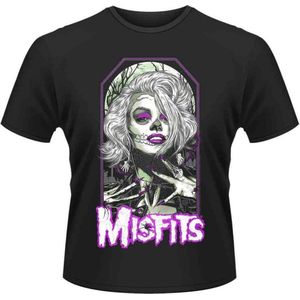 Misfits Heren Tshirt -XL- Original Misfit Zwart