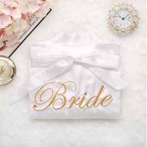 Fiory Kimono Bride| Badjas Bruid| Kimono Bride| Kimono Opdruk| Trouwen| Bruiloft| Wit| XL
