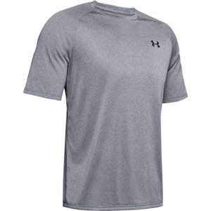 Under Armour Tech 2.0 SS Tee Novelty Heren Sportshirt - Pitch Gray - Maat XL