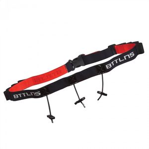 BTTLNS startnummerband - triathlon race belt - hardloopriem - hardloopband - inclusief gel vakjes - Keeper 2.0 - zwart