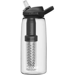 CamelBak Eddy+ filtered by LifeStraw - Drinkfles - 1 L - Transparant (Clear)