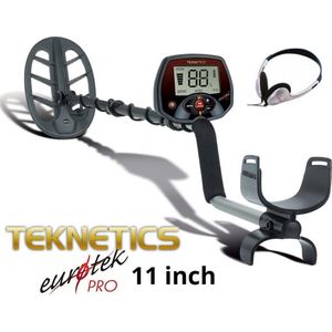 Teknetics Eurotek Pro metaaldetector 11 inch DD zoekspoel
