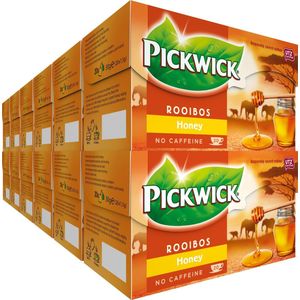 Pickwick Rooibos Honing Thee - 12 x 20 theezakjes