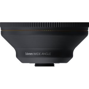 ShiftCam LensUltra 16mm Wide Angle - lens voor smartphone - mobiele fotografie - ultrabreed perspectief - groothoeklens