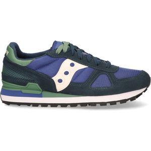 Saucony Shadow Original Vintage Blauw/Groen Heren Sneakers Blauw Divers | Kleur Blauw Divers| Maat 42