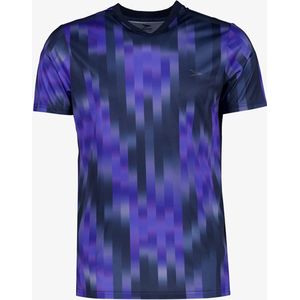 Dutchy Dry heren voetbal T-shirt paars/blauw - Maat S