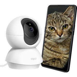 C210 WiFi 2K bewakingscamera voor binnen - 360° rotatie - 3M pixel - 2-weg audio - 9m nachtzicht - Bewegingsdetectie - SD-Kaart Opslag tot 256 GB - compatibel met Alexa - Google