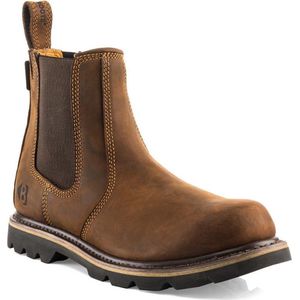 Buckler Boots B1300 Instapper Donkerbruin Leder gevoerd maat 42