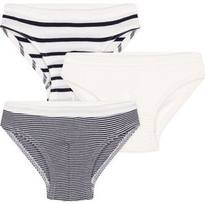 Petit Bateau Set van 3 gestreepte slips voor jongens Jongens Onderbroek - Maat 92/98