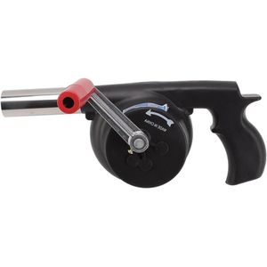 Hand Crank BBQ Blower - Lightweight Portable ABS Barbecue Fan for Camping Picnic Fireplace Charcoal Grills