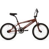 Freestyle BMX 20"" Royal Bugatti  - donkerbruin mat zwart met zwarte banden