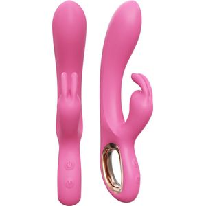 Ivy Lux Aelia - Rabbit Tarzan Vibrator - Vibrators voor Vrouwen - Clitoris & G-spot Stimulator - Sex Toys voor vrouwen - Erotiek - Beste Vibrator voor vrouwen - ROZE 22 cm