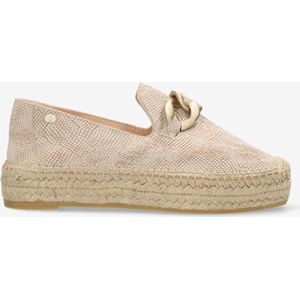 Fred De La Bretoniere Espadrille June Li Taupe - Maat 39