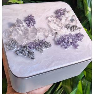 Luxe Beauty Box Met Kristallen - Cadeau Tip