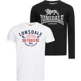 Lonsdale Fintona T-shirt Met Korte Mouwen Wit S Man