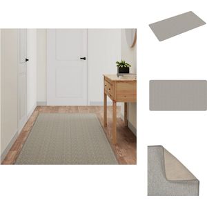 vidaXL Tapijtloper - Sisal-look - 80 x 150 cm - Taupe - Vloerkleed